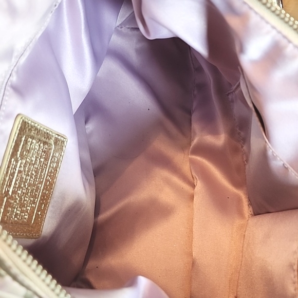 Coach Signature Tartan Plaid Hobo Bag - Picture 9 of 12